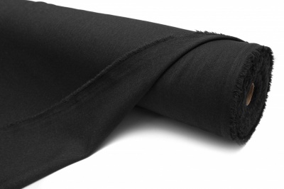 Ткань костюмная 21699 1144/1178, 236 гр/м2, шир.150см, цвет чёрный - купить в Прокопьевске. Цена 455.40 руб.