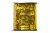Пайетки "ОмТекс" на нитях, SILVER SHINING, 6 мм F / упак.91+/-1м, цв. 48 - золото - купить в Прокопьевске. Цена: 356.19 руб.