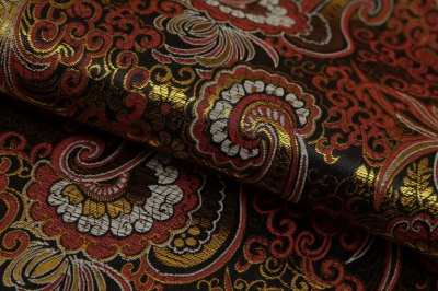 Ткань костюмная жаккард, 135 гр/м2, шир.150см, цвет бордо№6 - купить в Прокопьевске. Цена 441.95 руб.