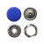 Кнопка рубашечная (закрытая) 9,5мм - эмаль, цв.168 - голубой - купить в Прокопьевске. Цена: 4.77 руб.