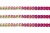 Пайетки "ОмТекс" на нитях, CREAM, 6 мм С / упак.73+/-1м, цв. 89 - розовый - купить в Прокопьевске. Цена: 468.37 руб.