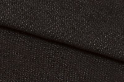 Ткань джинсовая №96, 160 гр/м2, шир.148см, цвет чёрный - купить в Прокопьевске. Цена 350.42 руб.