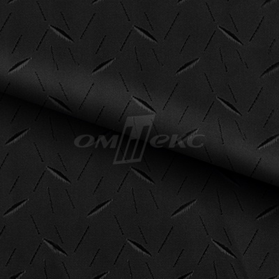 Ткань подкладочная жаккард Р14076-1, чёрный, 85 г/м2, шир. 150 см, 230T - купить в Прокопьевске. Цена 168.15 руб.