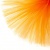 Фатин матовый 16-127, 12 гр/м2, шир.300см, цвет оранжевый - купить в Прокопьевске. Цена 96.31 руб.