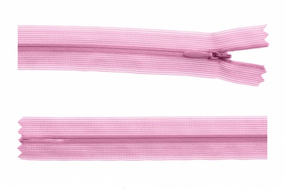 Молния потайная Т3 513, 60 см, капрон, цвет св.розовый - купить в Прокопьевске. Цена: 10.13 руб.