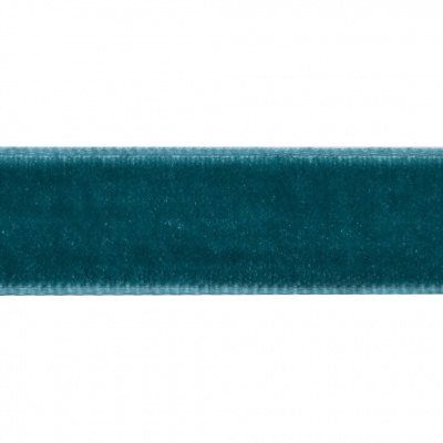 Лента бархатная нейлон, шир.12 мм, (упак. 45,7м), цв.65-изумруд - купить в Прокопьевске. Цена: 392 руб.
