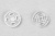 Кнопки пришивные пластиковые 11,5 мм, блистер 24шт, цв.-прозрачные - купить в Прокопьевске. Цена: 59.44 руб.