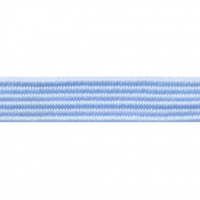 Резиновые нити с текстильным покрытием, шир. 6 мм ( упак.30 м/уп), цв.- 108-голубой - купить в Прокопьевске. Цена: 155.22 руб.