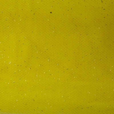 Сетка Глиттер, 24 г/м2, шир.145 см., желтый - купить в Прокопьевске. Цена 117.24 руб.