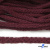 Шнур плетеный d-6 мм круглый, 70% хлопок 30% полиэстер, уп.90+/-1 м, цв.1070-бордовый - купить в Прокопьевске. Цена: 588 руб.